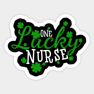 One Lucky Nurse Sticker